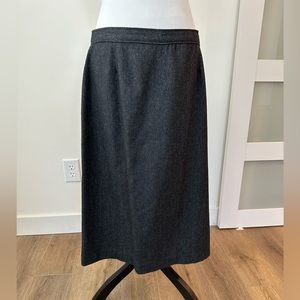 Charcoal grey skirt unbranded wool pencil skirt